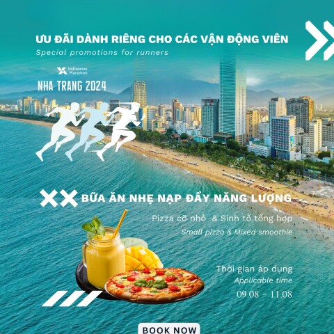 ƯU ĐÃI DÀNH RIÊNG CHO CÁC VẬN ĐỘNG VIÊN VN EXPRESS MARATHON NHA TRANG 2024