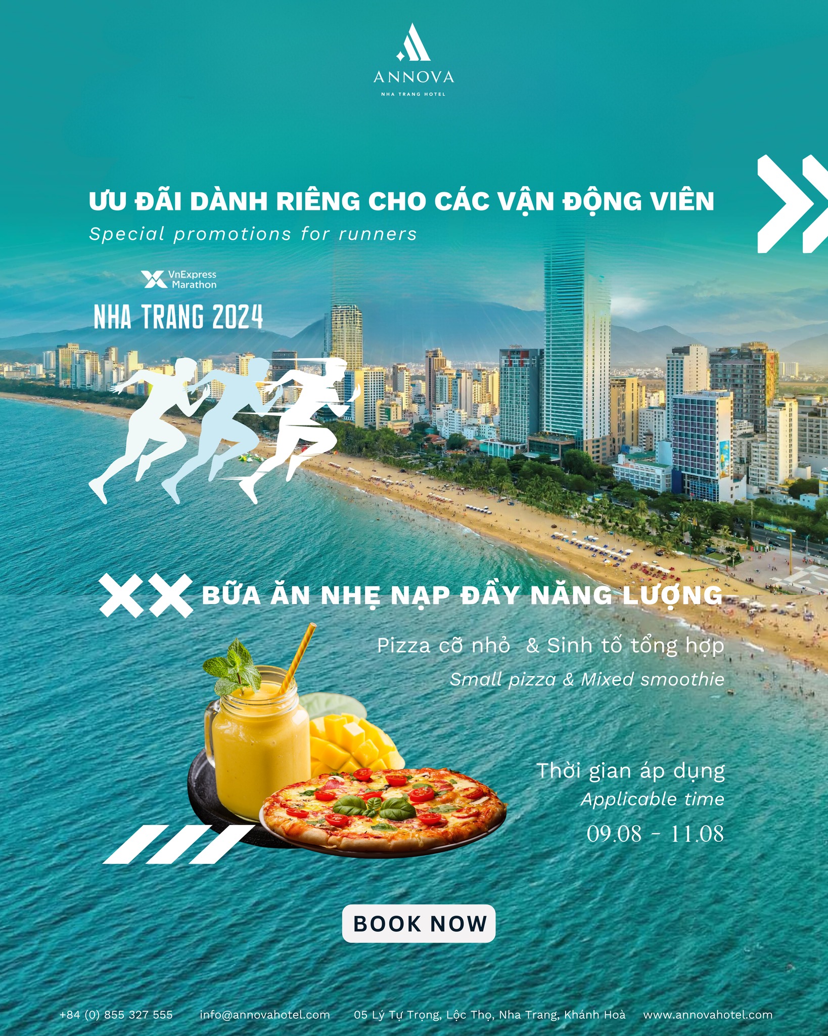 ƯU ĐÃI DÀNH RIÊNG CHO CÁC VẬN ĐỘNG VIÊN VN EXPRESS MARATHON NHA TRANG 2024