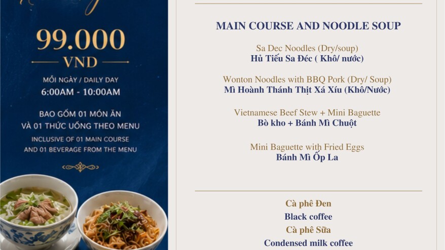 COMBO SÁNG 99,000 VND