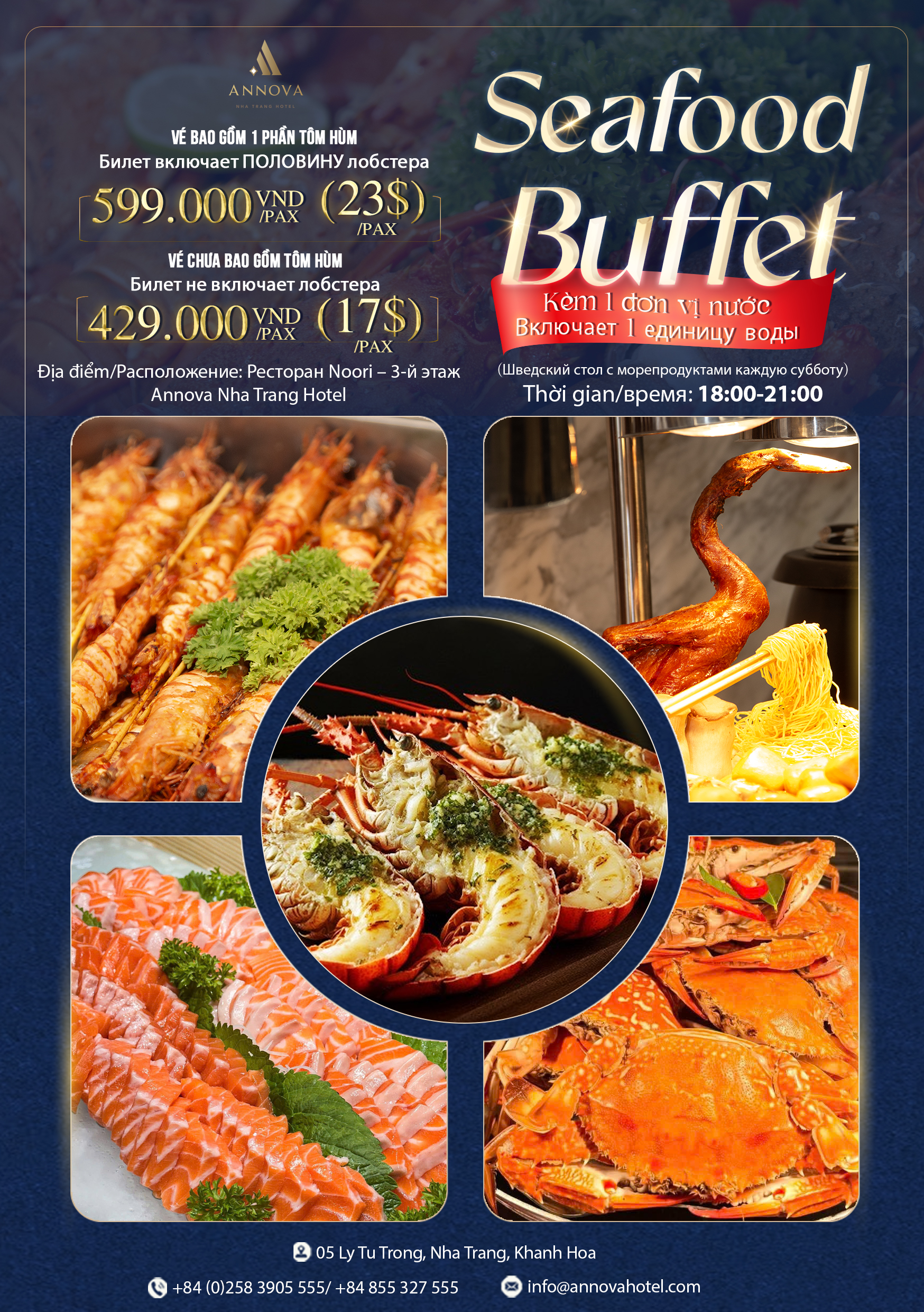 BUFFET A5 MAT TRUOC TIENG NGA